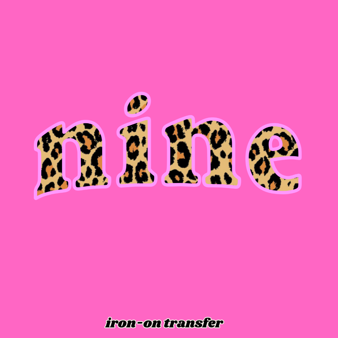 Iron-On Birthday Transfer NINE