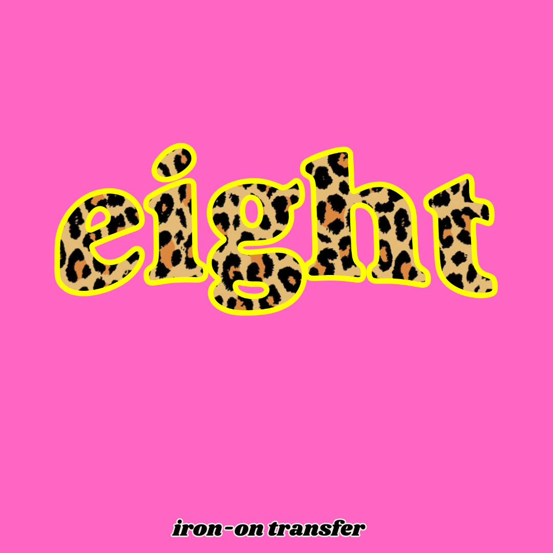 Iron-On Birthday Transfer