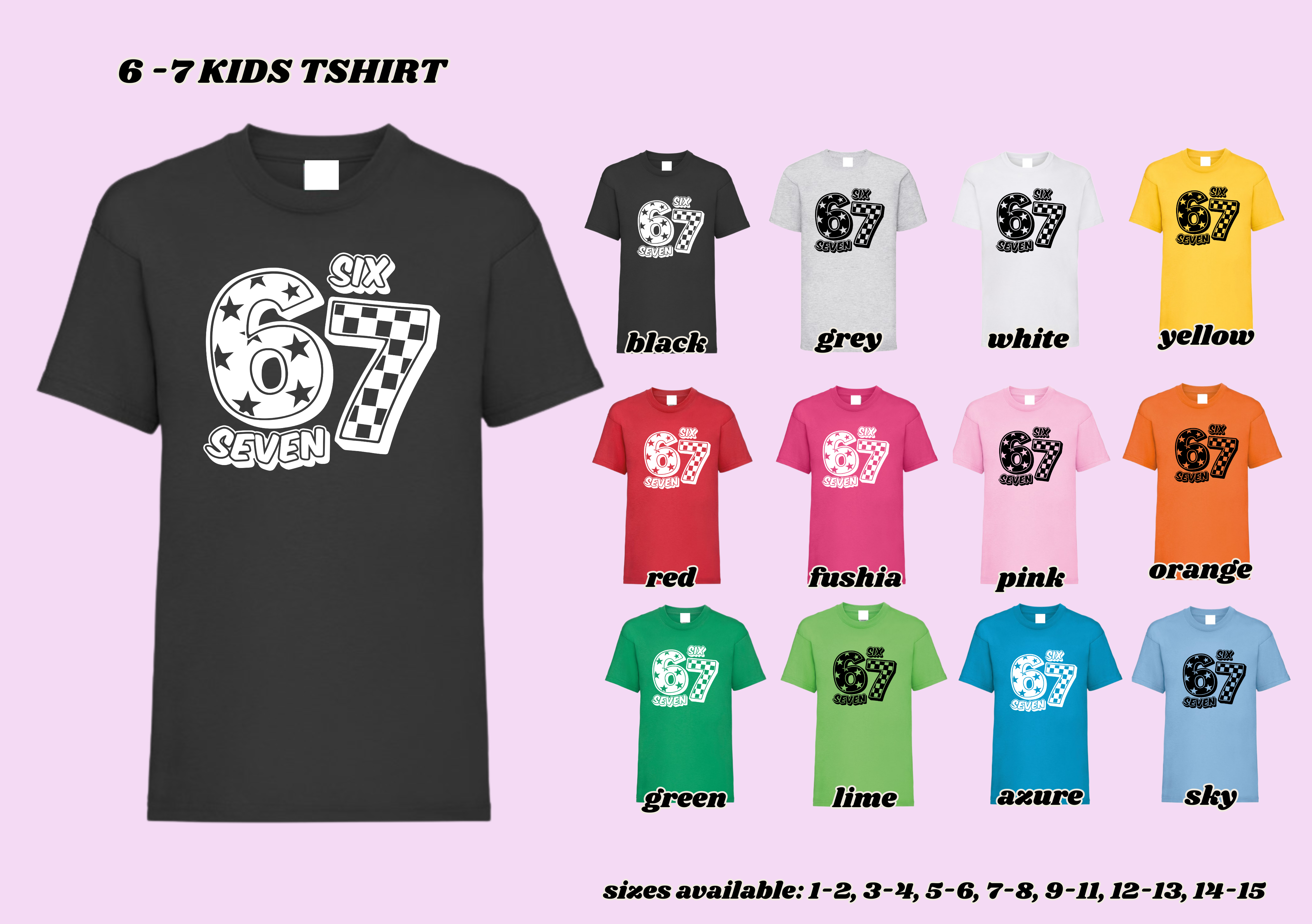 KIDS 6 - 7 TSHIRT