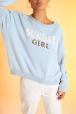 Load image into Gallery viewer, Sunday Girl Sweatshirt – Adult Boxy Fit
