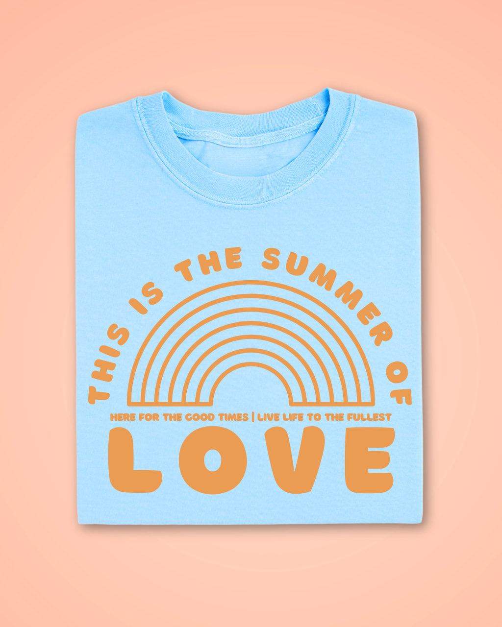 womens this is the summer of love retro summer tshirt